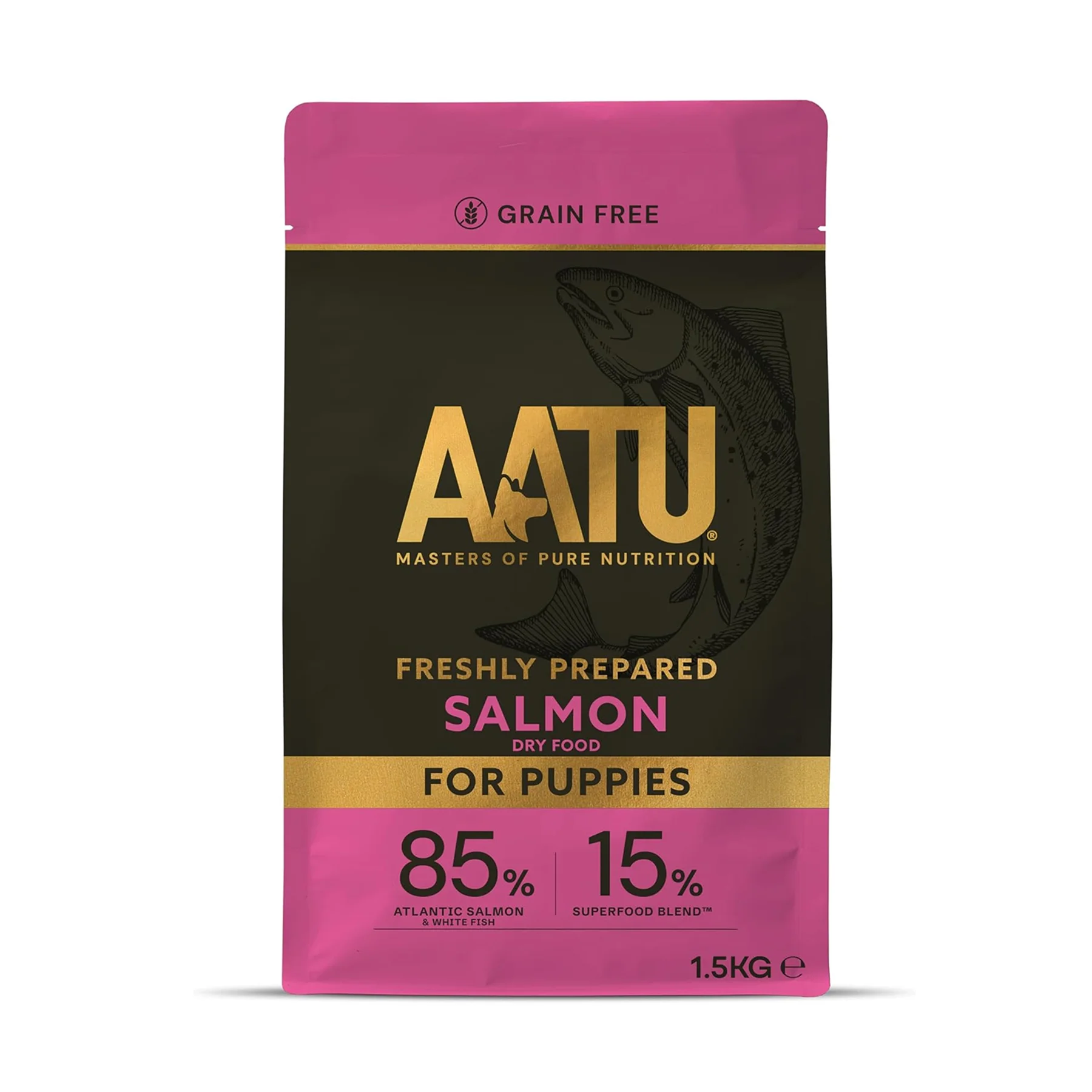 AATU ドライ パピー サーモン
