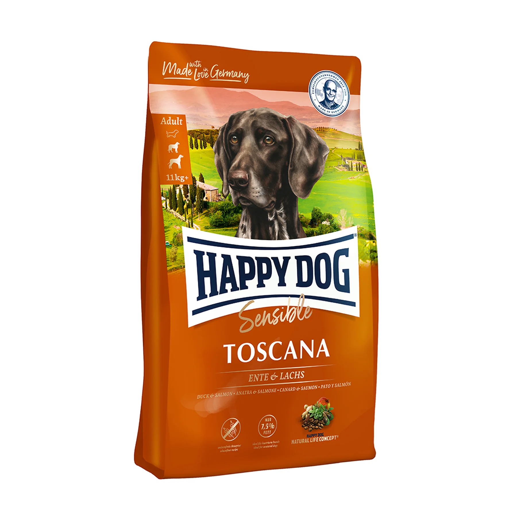 ハッピードッグ センシブル トスカーナ 鴨肉&サーモン